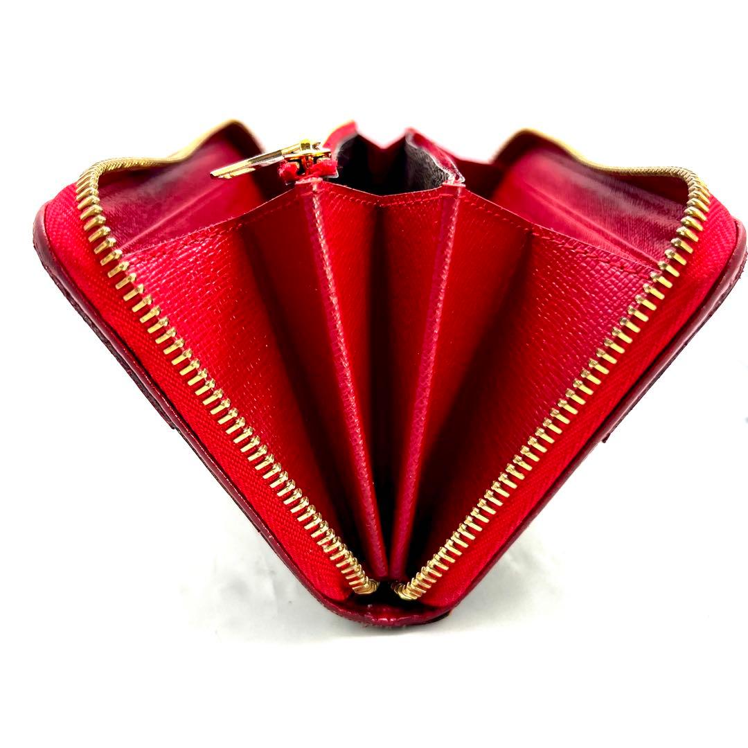 Louis Vuitton Retiro Monogram Zippy Wallet Cerise — view 3