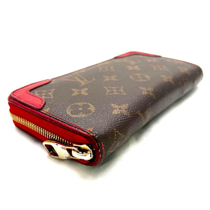 Louis Vuitton Retiro Monogram Zippy Wallet Cerise — view 4