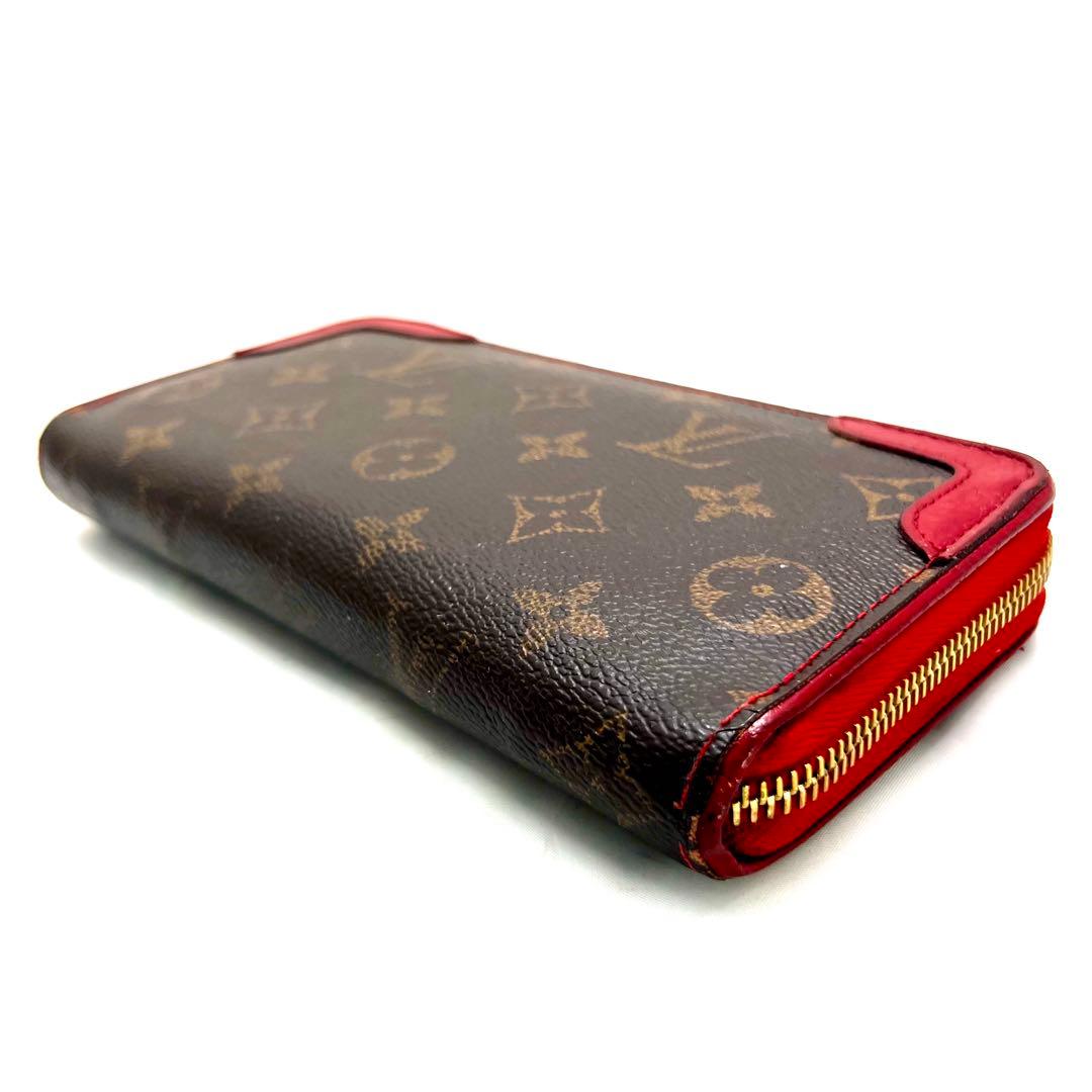 Louis Vuitton Retiro Monogram Zippy Wallet Cerise — view 7