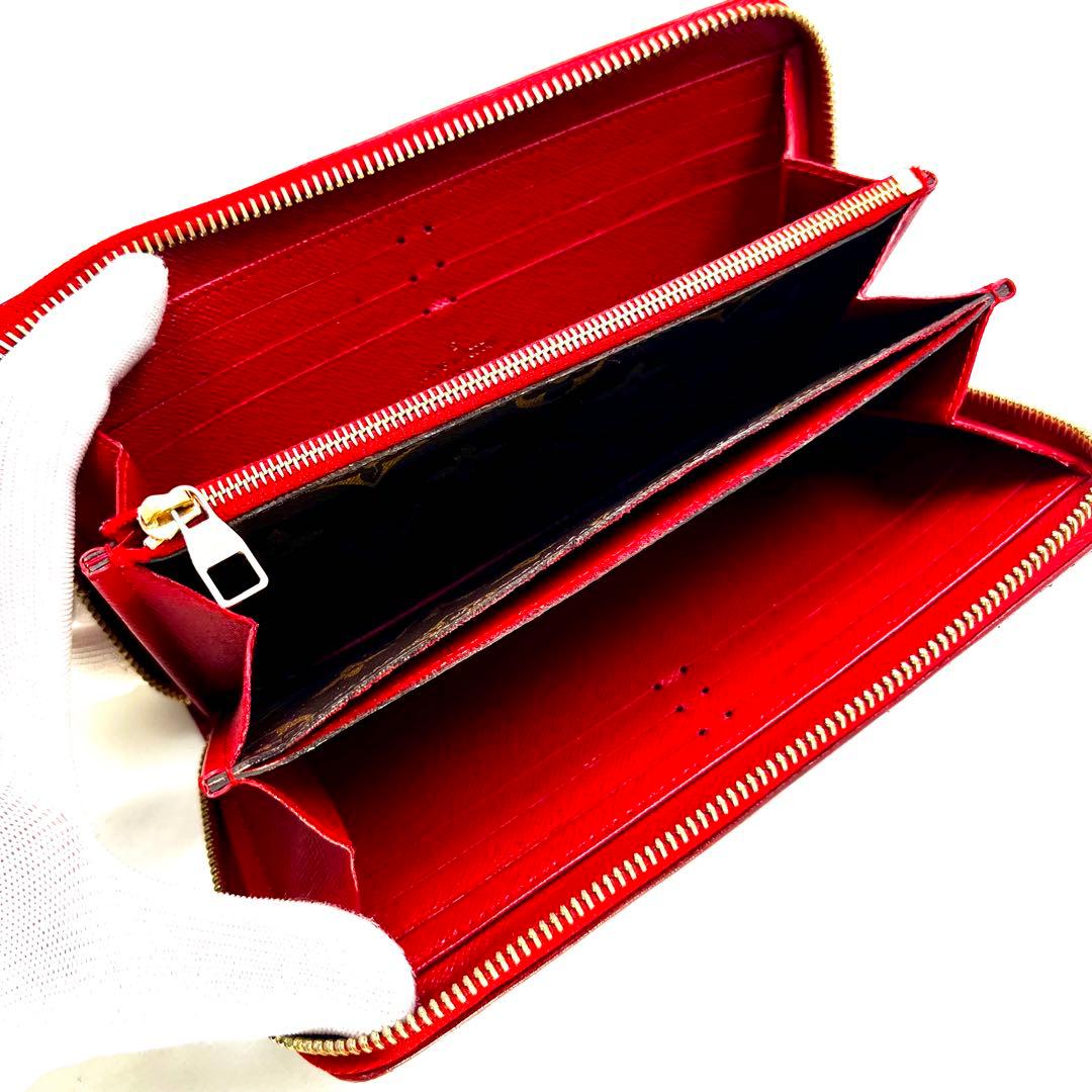 Louis Vuitton Retiro Monogram Zippy Wallet Cerise — view 8