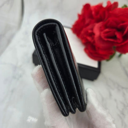 Gucci Bifold Wallet Marina GG Leather Black — view 8