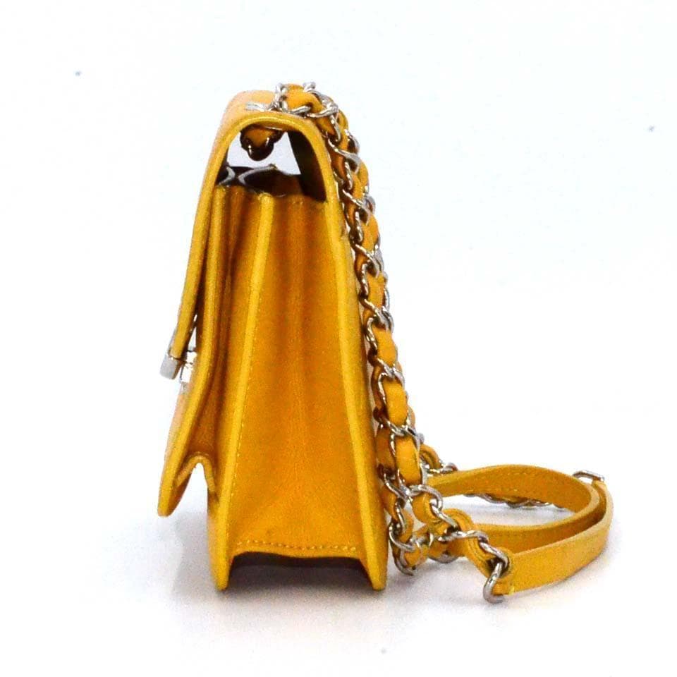 Chanel Half Coco Quilted Caviar Leather Chain Shoulder Bag