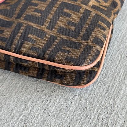 Fendi Baguette Shoulder Bag Zucca Pattern — view 3