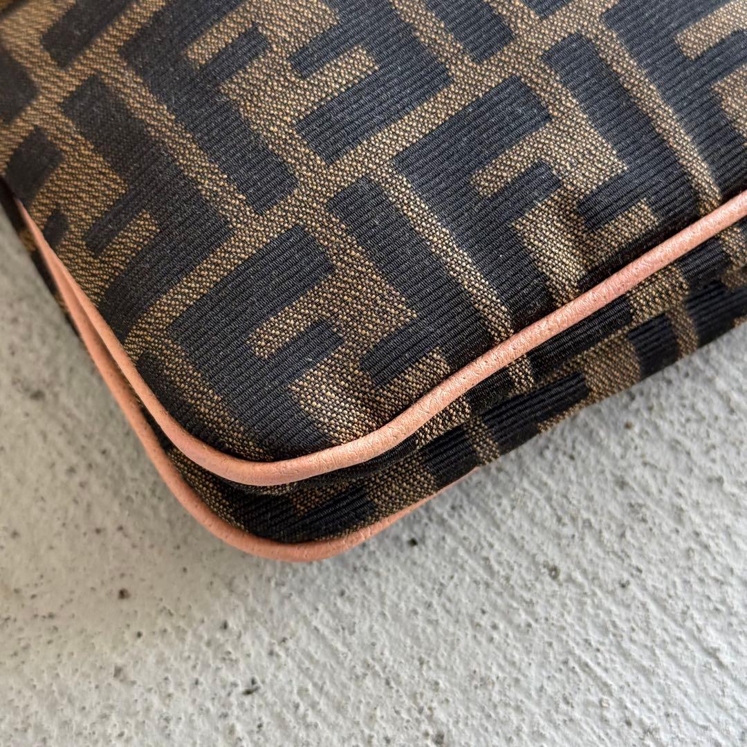 Fendi Baguette Shoulder Bag Zucca Pattern — view 4