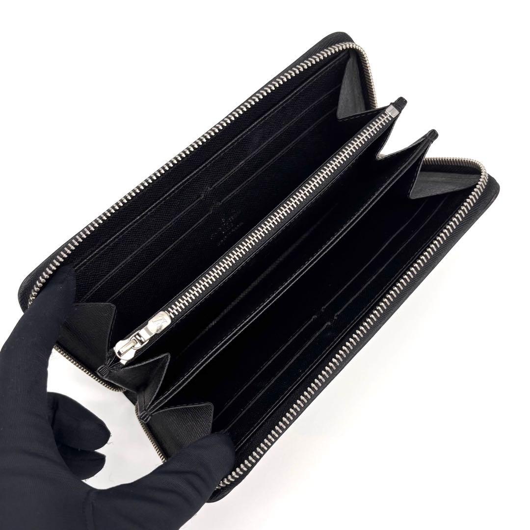 Louis Vuitton Epi Zippy Wallet Noir Black — view 4