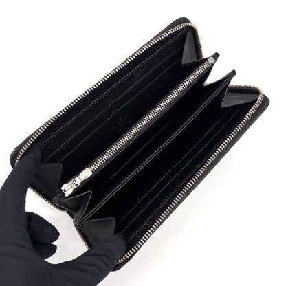 Louis Vuitton Epi Zippy Wallet Noir Black — view 4
