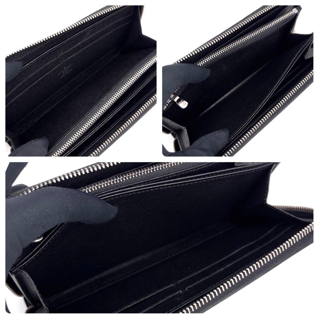 Louis Vuitton Epi Zippy Wallet Noir Black — view 6