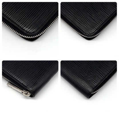 Louis Vuitton Epi Zippy Wallet Noir Black — view 8