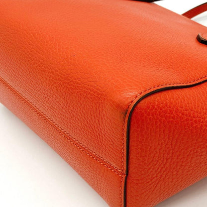 Gucci 2-way Bag Swing Leather Orange