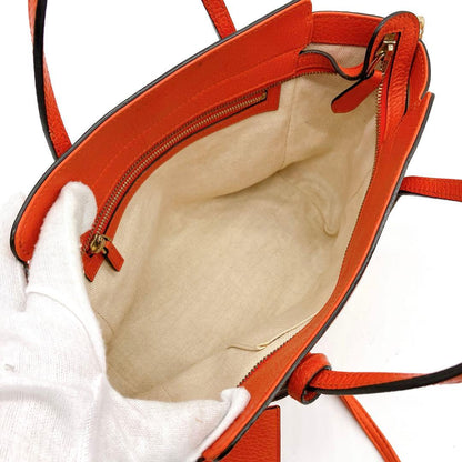 Gucci 2-way Bag Swing Leather Orange