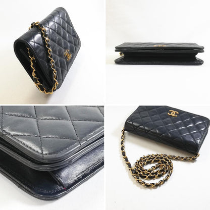 Chanel Class Lambskin Black Chain Shoulder Bag — view 3