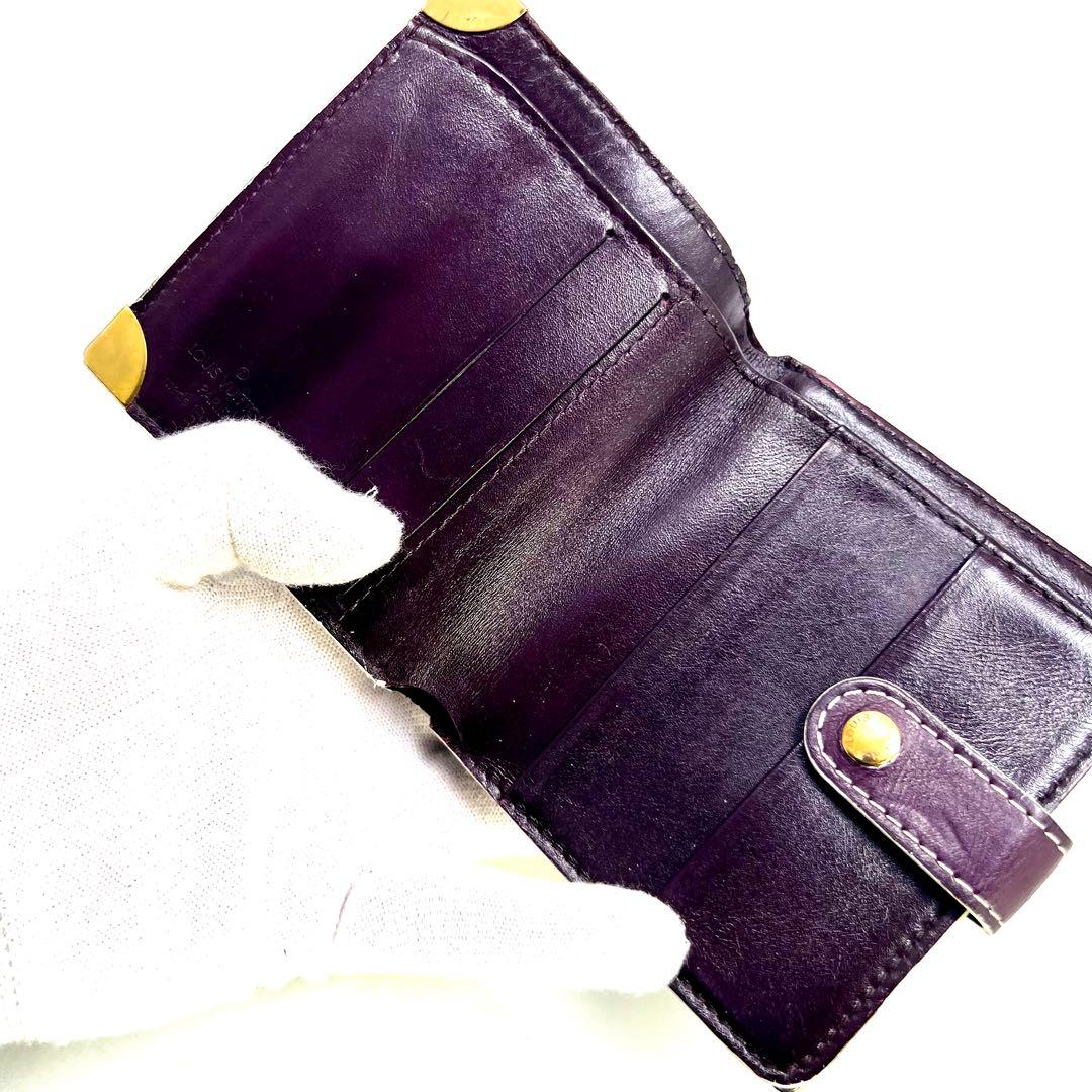 Louis Vuitton Suhali Compact Zip Purple Bifold Wallet