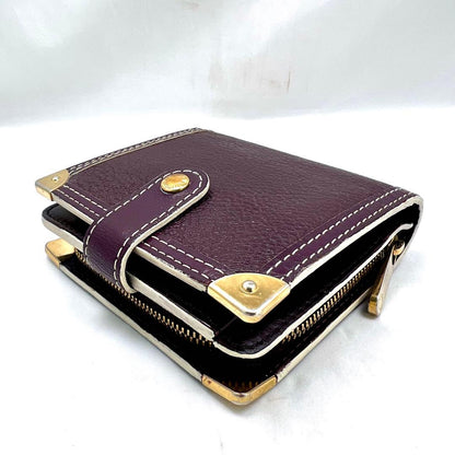 Louis Vuitton Suhali Compact Zip Purple Bifold Wallet