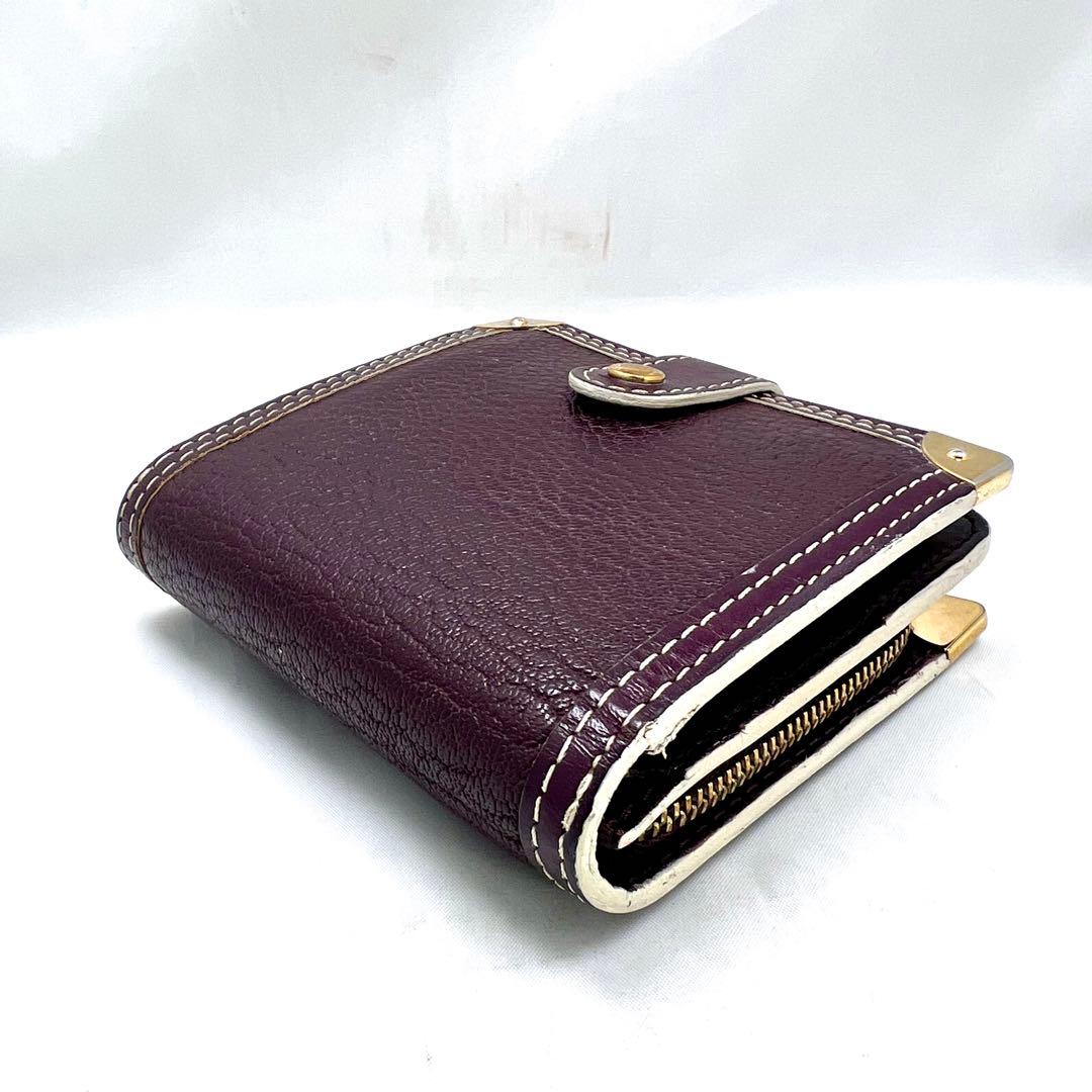 Louis Vuitton Suhali Compact Zip Purple Bifold Wallet
