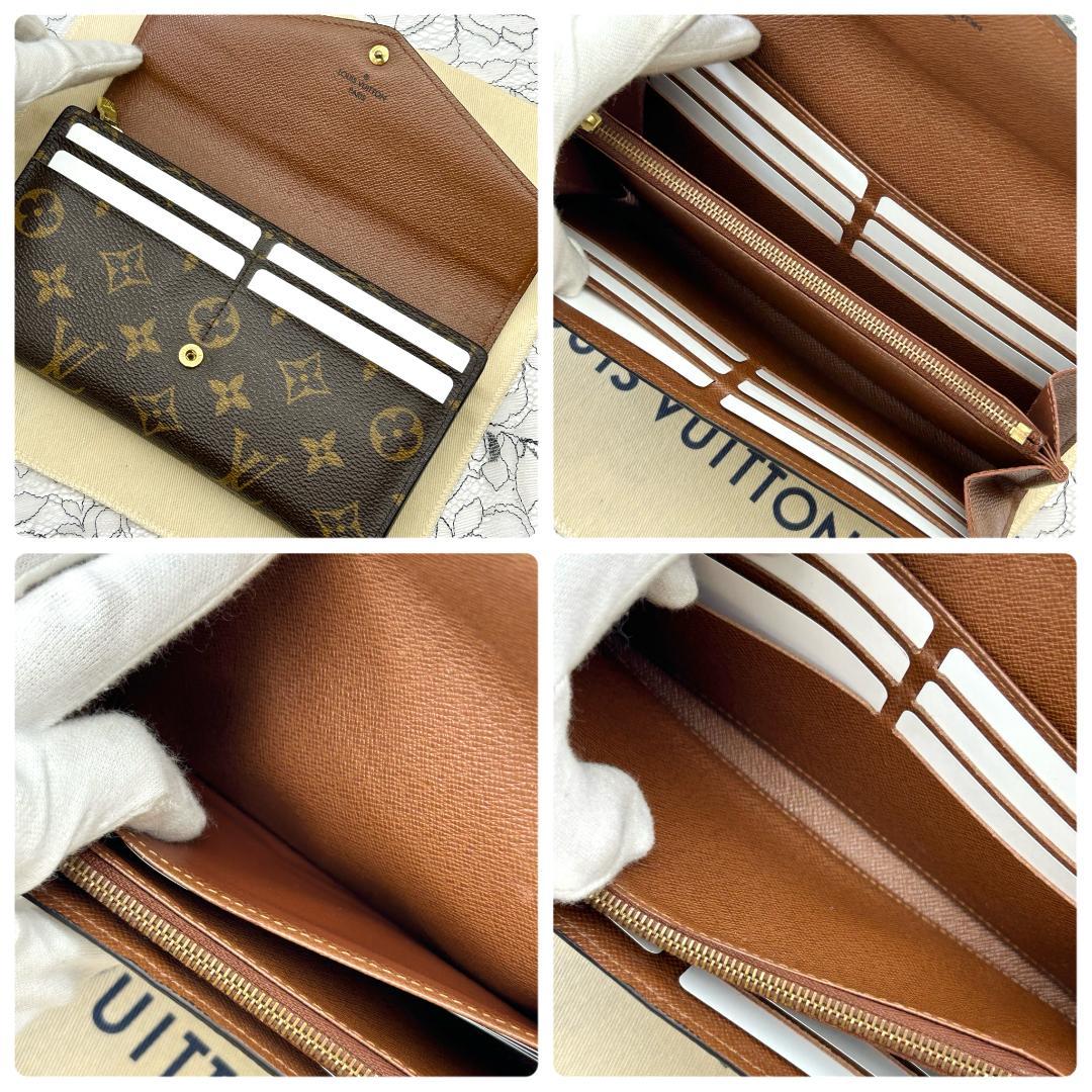 Louis Vuitton Monogram Portefeuille Sarah Wallet — view 6
