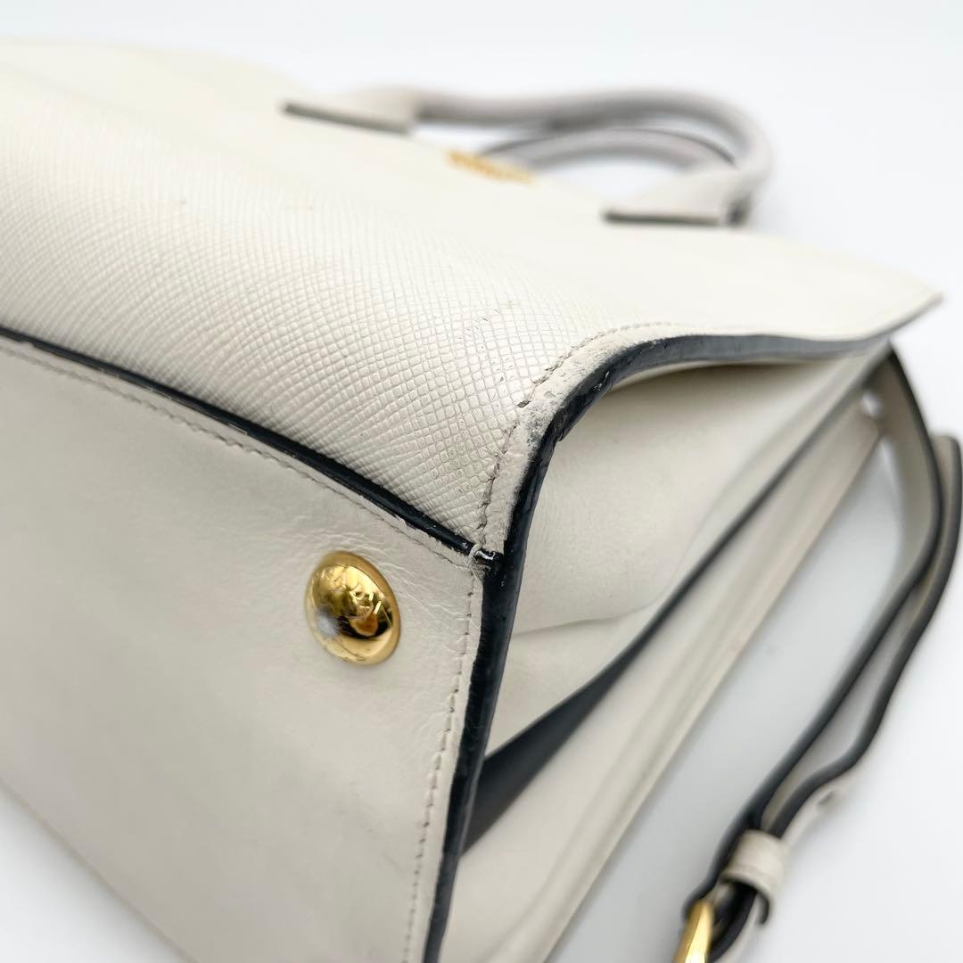 Prada Saffiano City 2-Way Shoulder