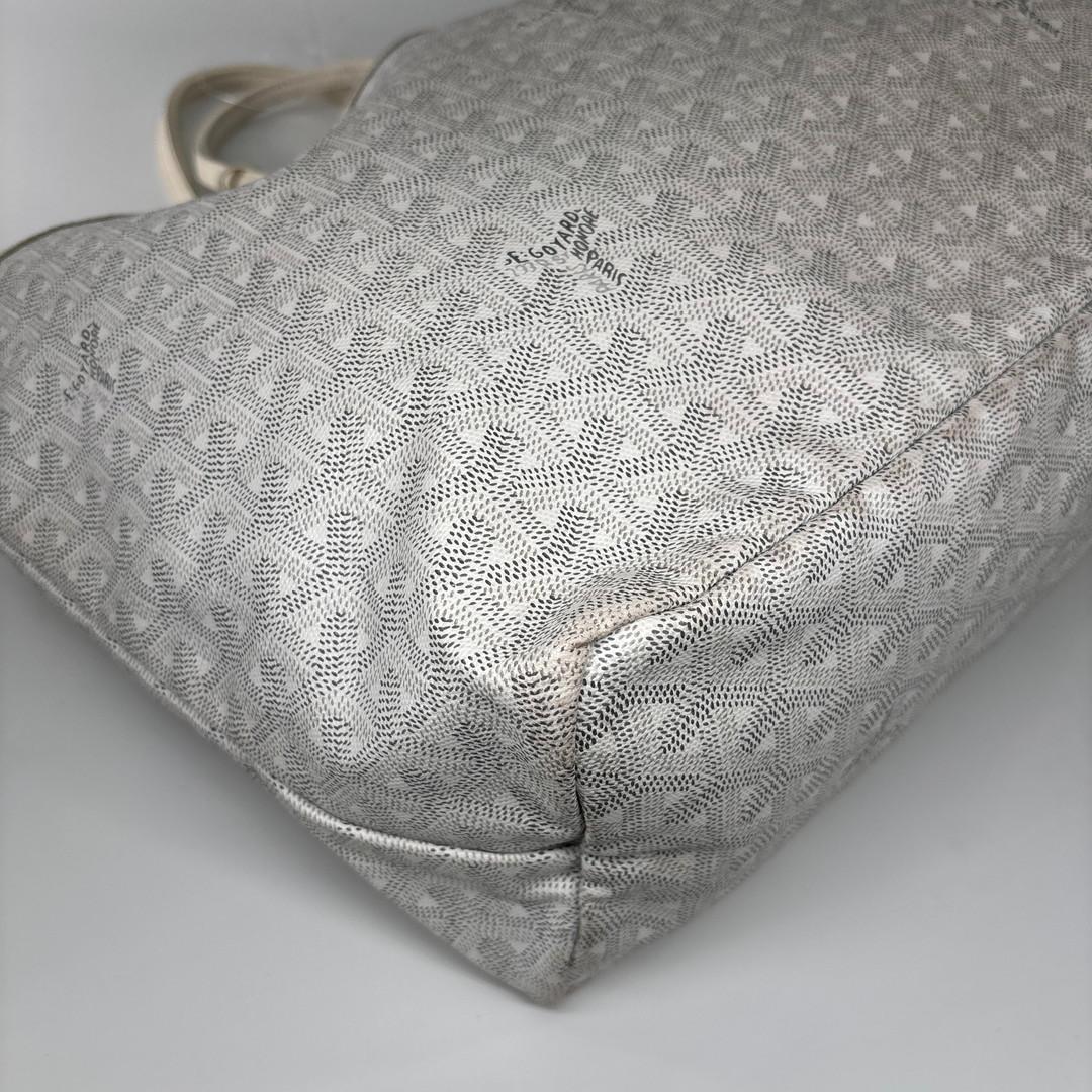 Goyard Super Saint Louis PM Tote White Pouch — view 7
