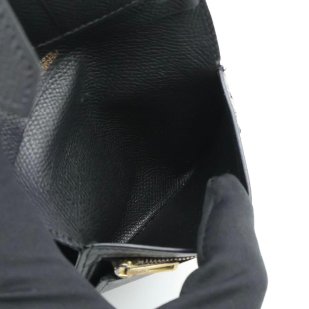 Hermes Bearn Compact Veau Epsom Bifold Wallet Black — view 3