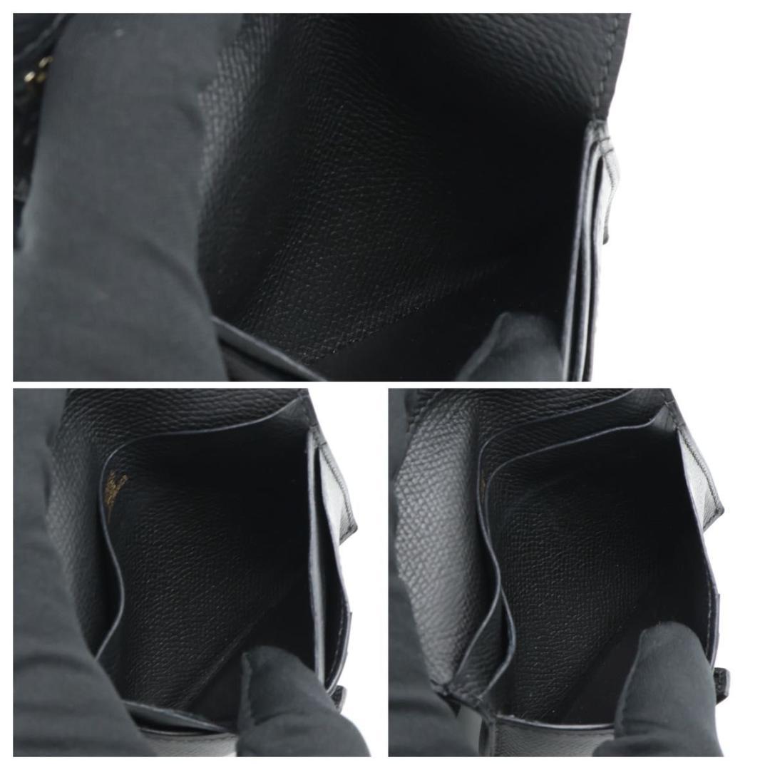 Hermes Bearn Compact Veau Epsom Bifold Wallet Black — view 5