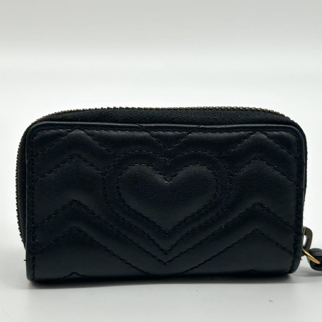 Gucci Marmont Quilted L-shaped Coin Purse Case Double — view 3
