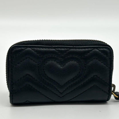 Gucci Marmont Quilted L-shaped Coin Purse Case Double — view 3