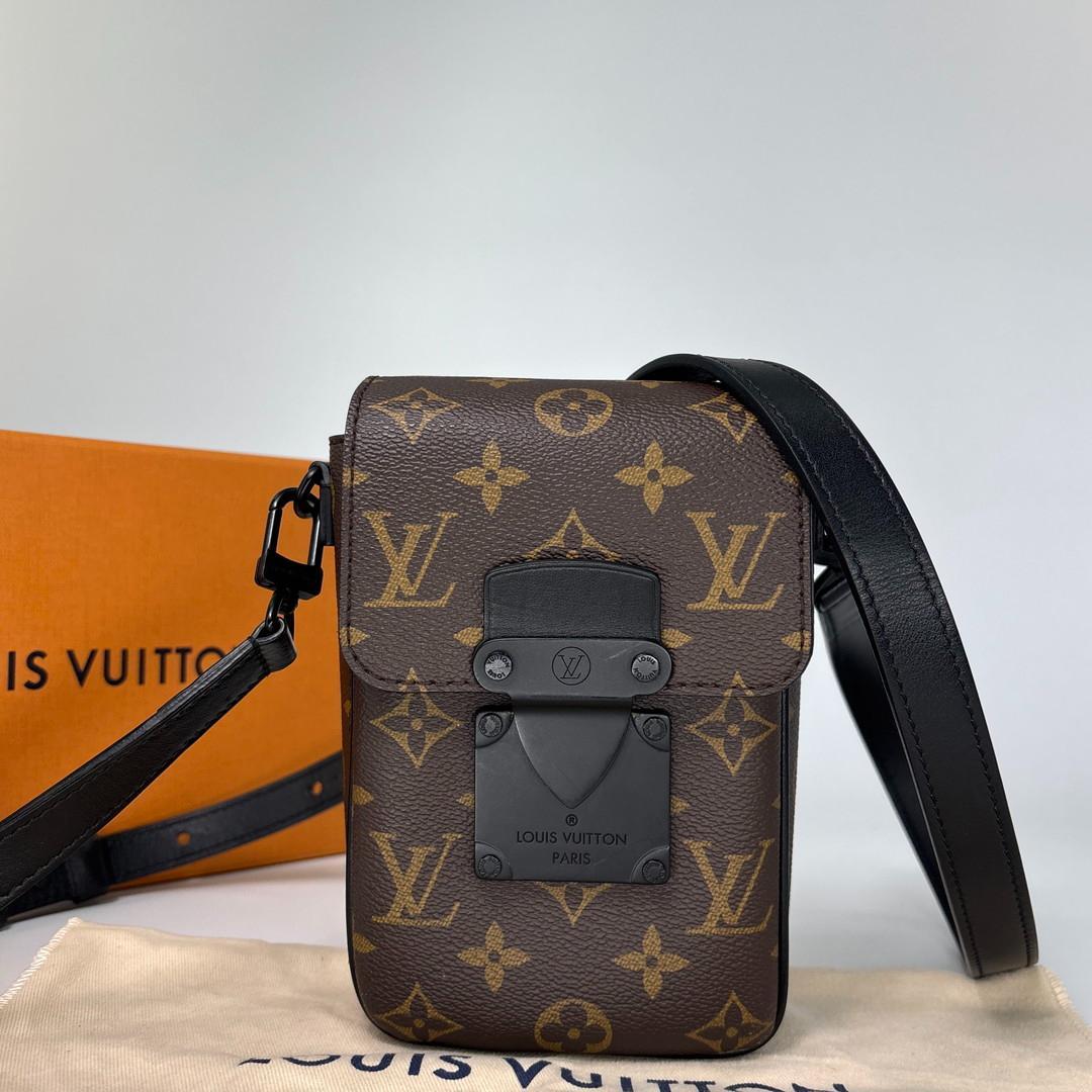 Louis Vuitton Super Monogram Macassar S Lock Shoulder Bag