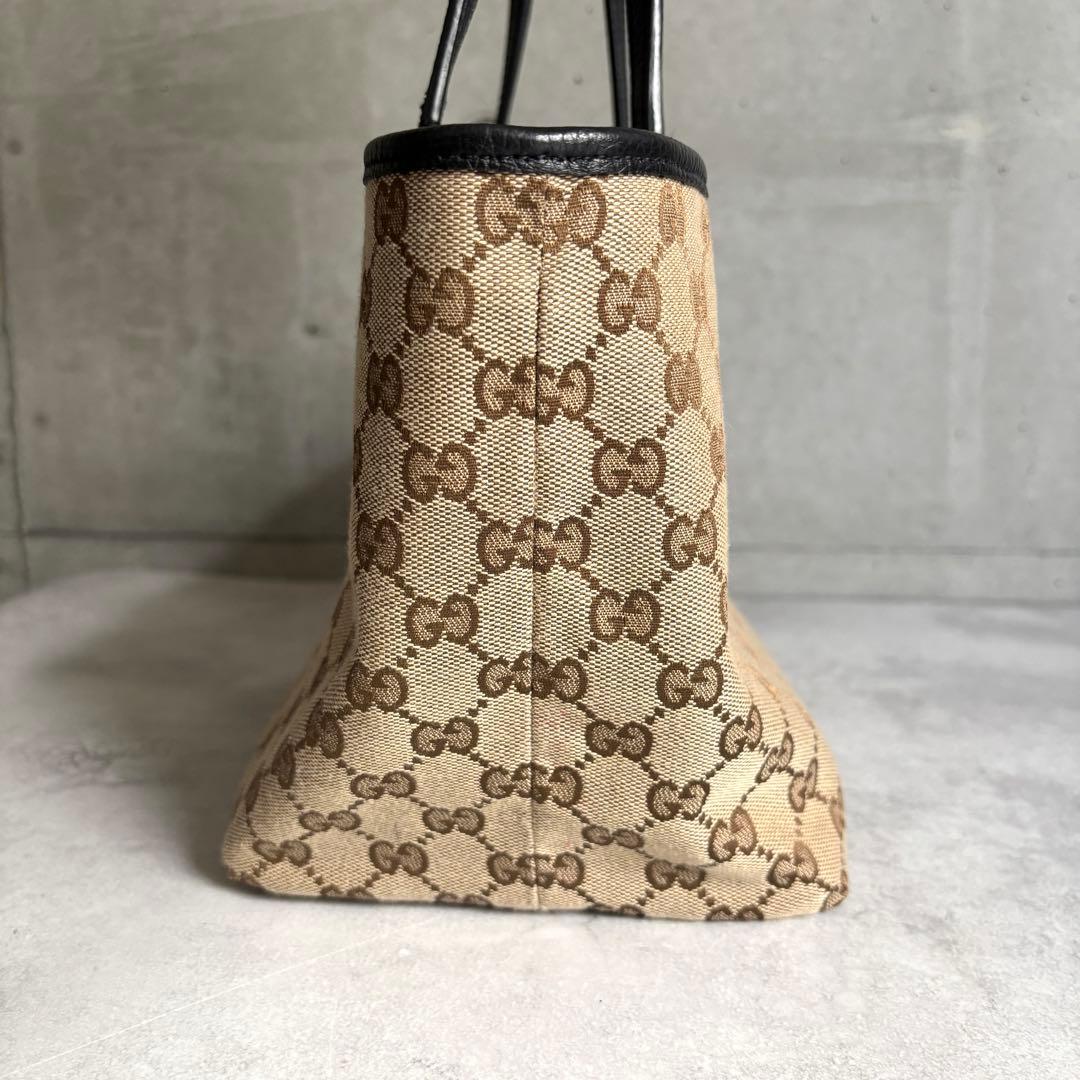 Gucci Handle GG Canvas Tortissima Reversible Handbag — view 5