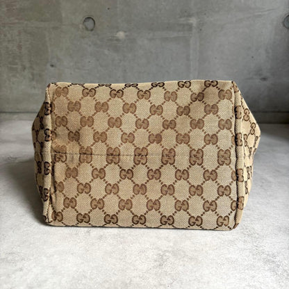 Gucci Handle GG Canvas Tortissima Reversible Handbag — view 7
