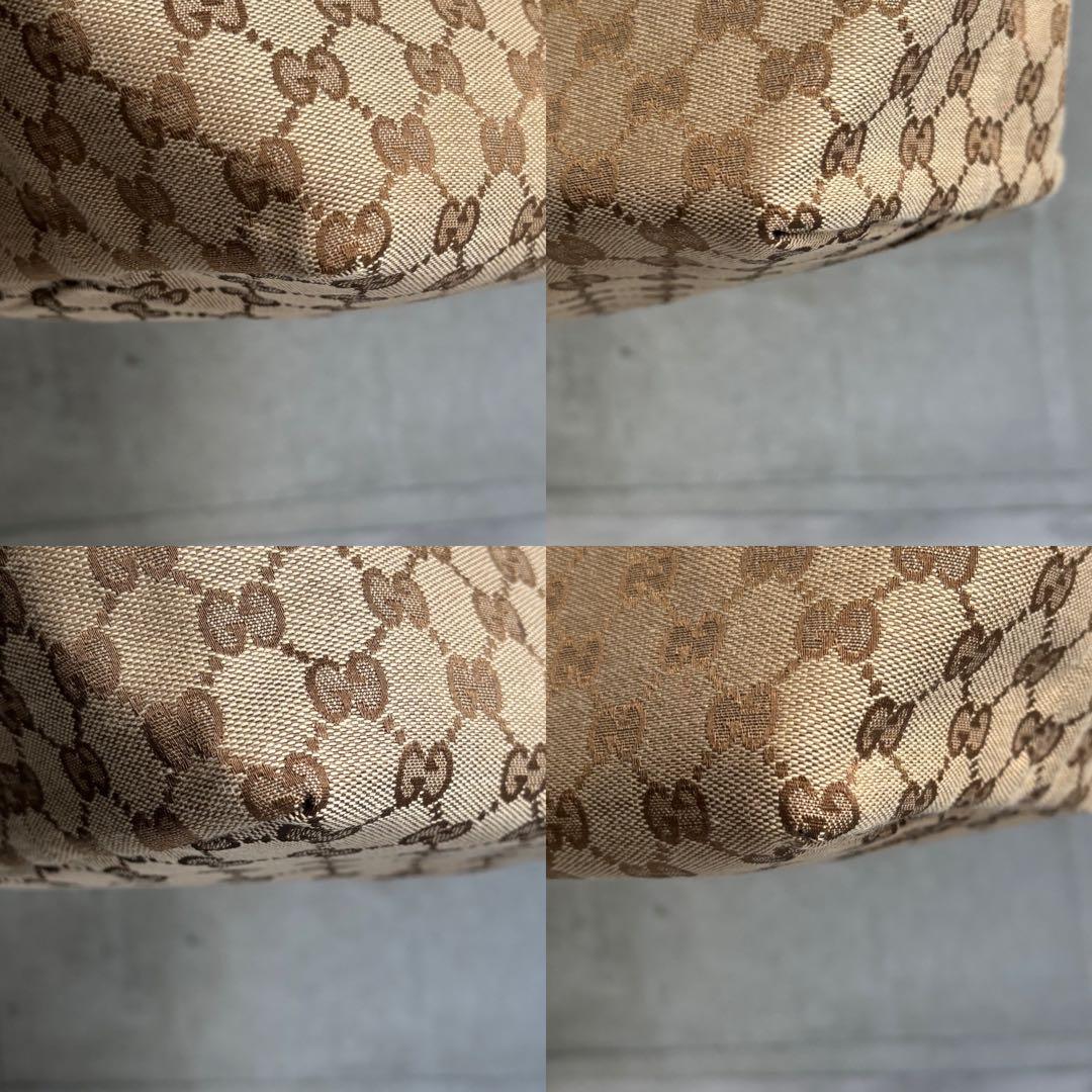 Gucci Handle GG Canvas Tortissima Reversible Handbag — view 8