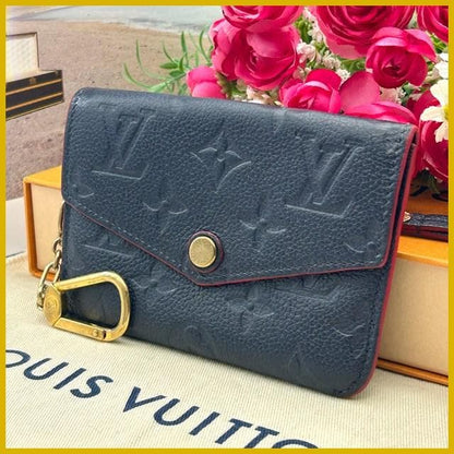 Louis Vuitton Empreinte Pochette Cles Marine Coin Case