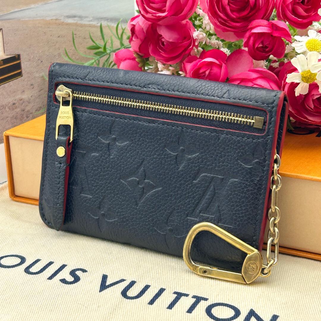 Louis Vuitton Empreinte Pochette Cles Marine Coin Case — view 2
