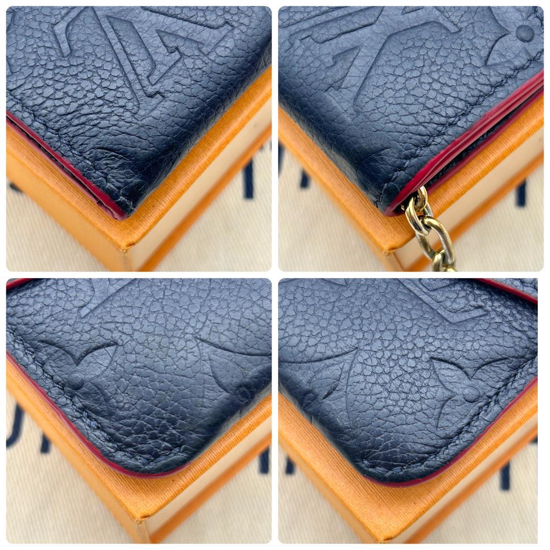 Louis Vuitton Empreinte Pochette Cles Marine Coin Case — view 5