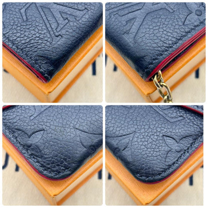 Louis Vuitton Empreinte Pochette Cles Marine Coin Case — view 5