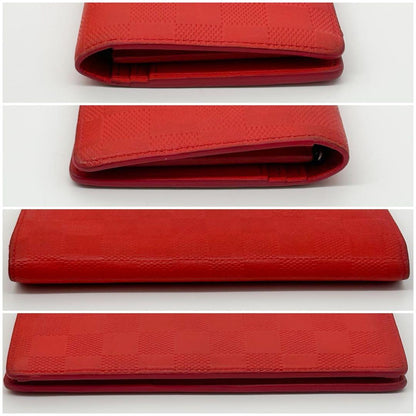 Louis Vuitton Portefeuille Brazza Damier Infini Orange Wallet — view 4