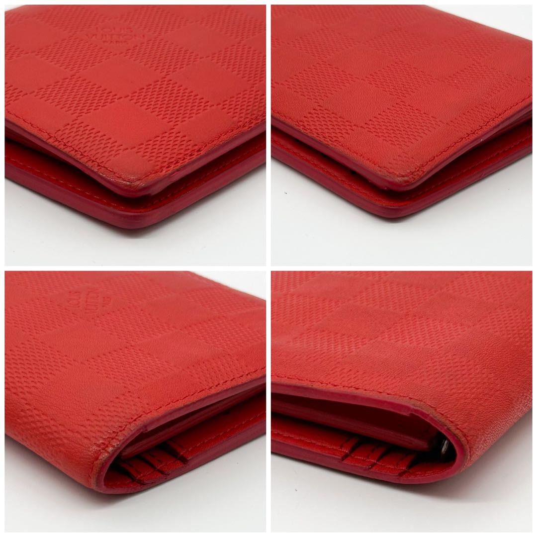 Louis Vuitton Portefeuille Brazza Damier Infini Orange Wallet — view 5