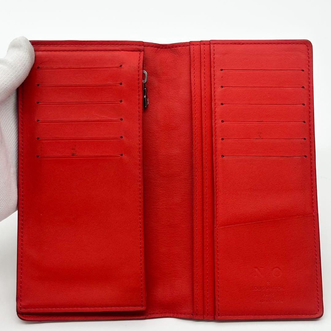Louis Vuitton Portefeuille Brazza Damier Infini Orange Wallet — view 6