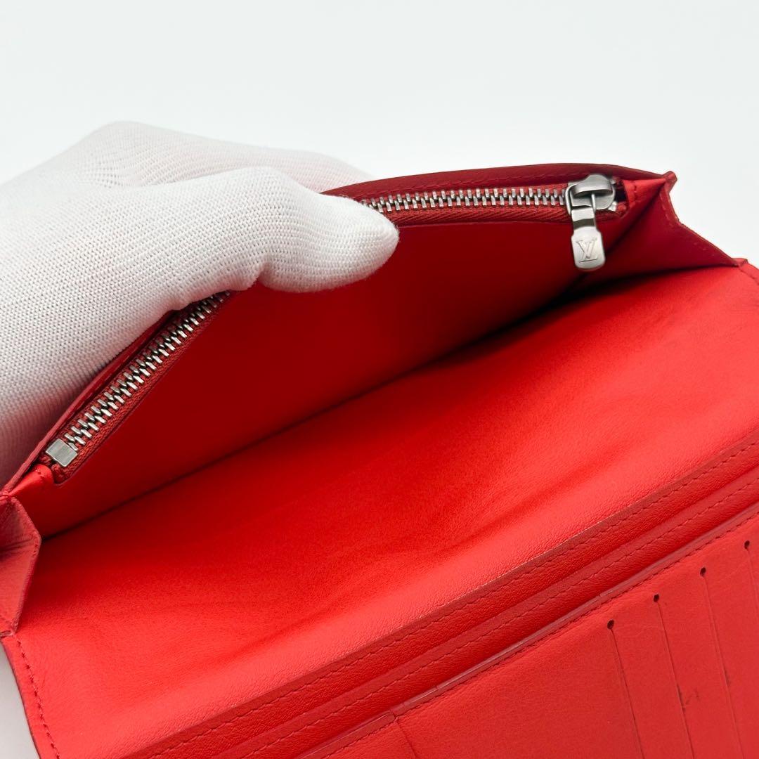 Louis Vuitton Portefeuille Brazza Damier Infini Orange Wallet — view 8