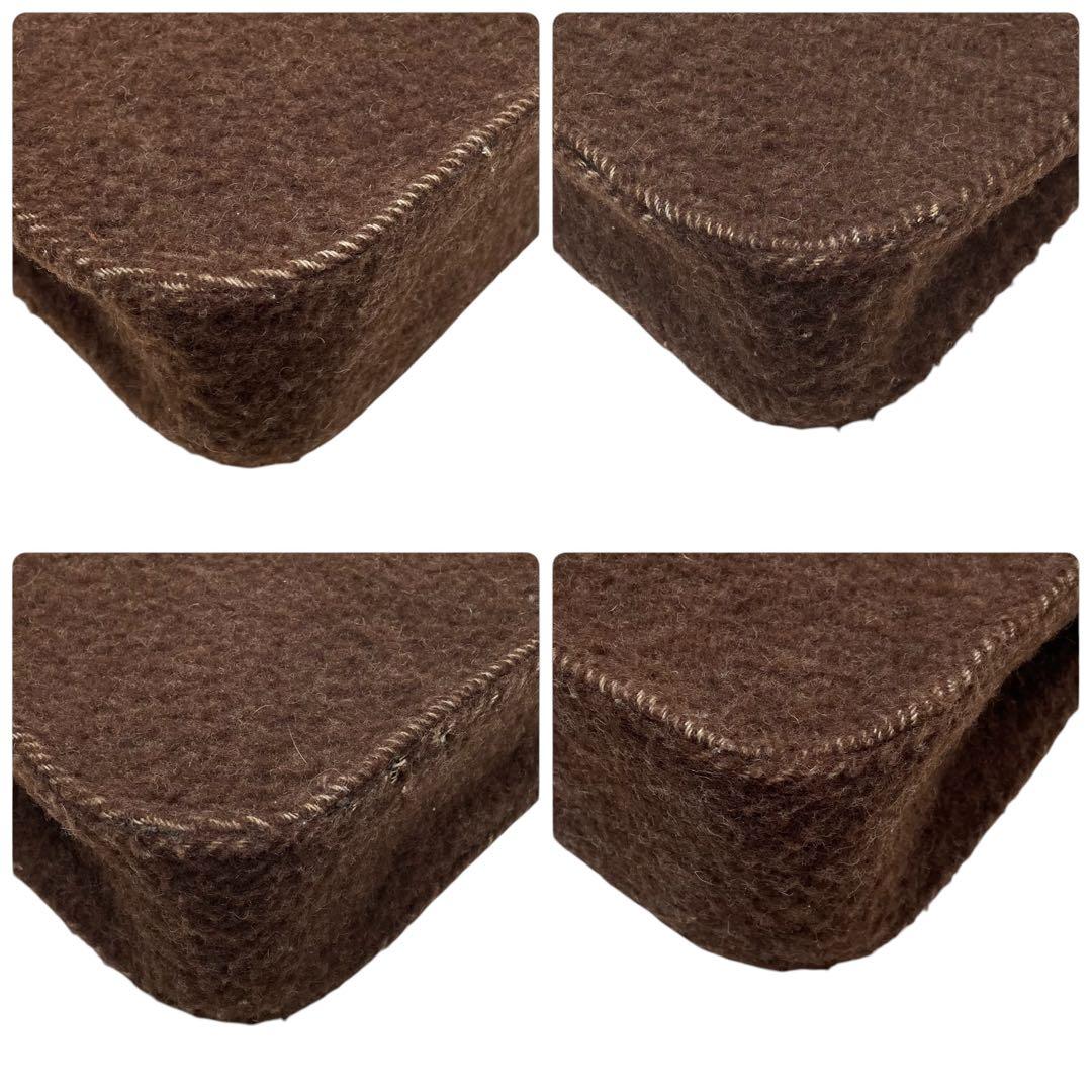 Chanel Boa Leather Logo Hand Tote Brown