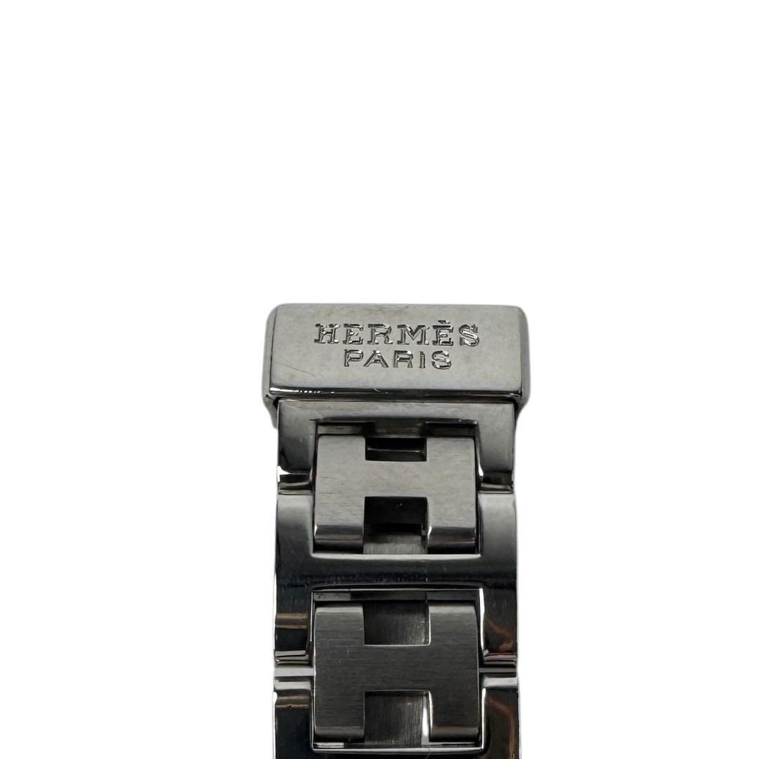 Hermes Watch Rallye White Dial SS Quartz — view 7