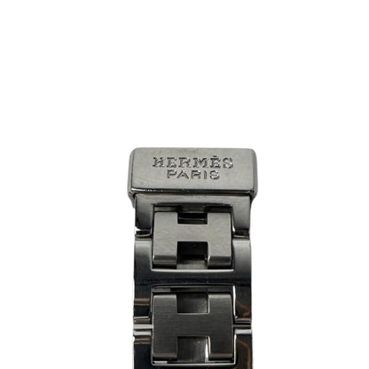 Hermes Watch Rallye White Dial SS Quartz — view 7