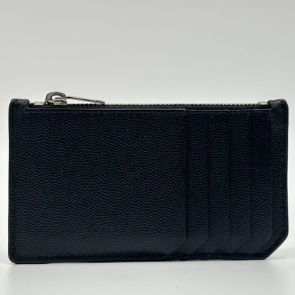 Saint Laurent Fragment Case Caviar Leather Coin Purse — view 2