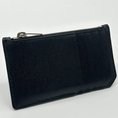 Saint Laurent Fragment Case Caviar Leather Coin Purse — view 4