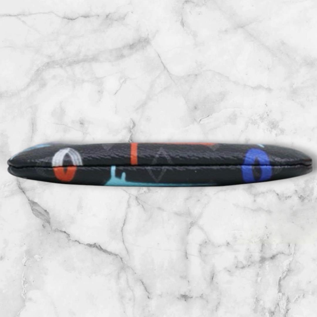 Louis Vuitton Monogram Eclipse Graffiti Pochette Cles — view 4