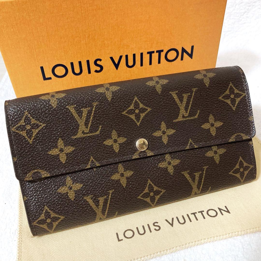 Louis Vuitton Portefeuille Sarah Monogram Long Wallet With 10 Card Slots