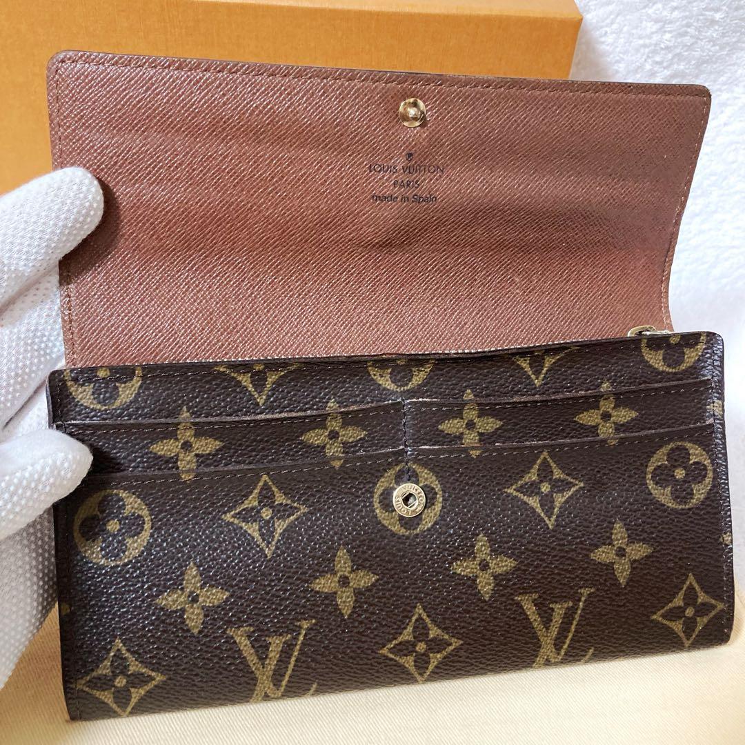 Louis Vuitton Portefeuille Sarah Monogram Long Wallet With 10 Card Slots