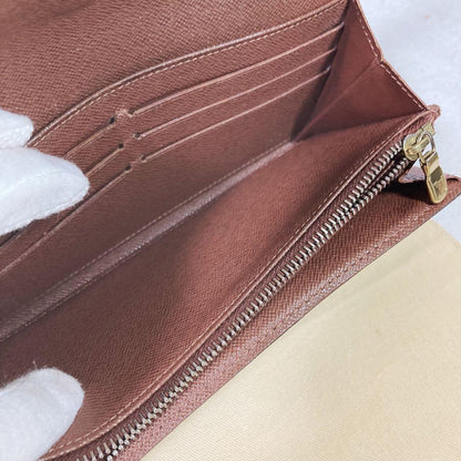 Louis Vuitton Portefeuille Sarah Monogram Long Wallet With 10 Card Slots