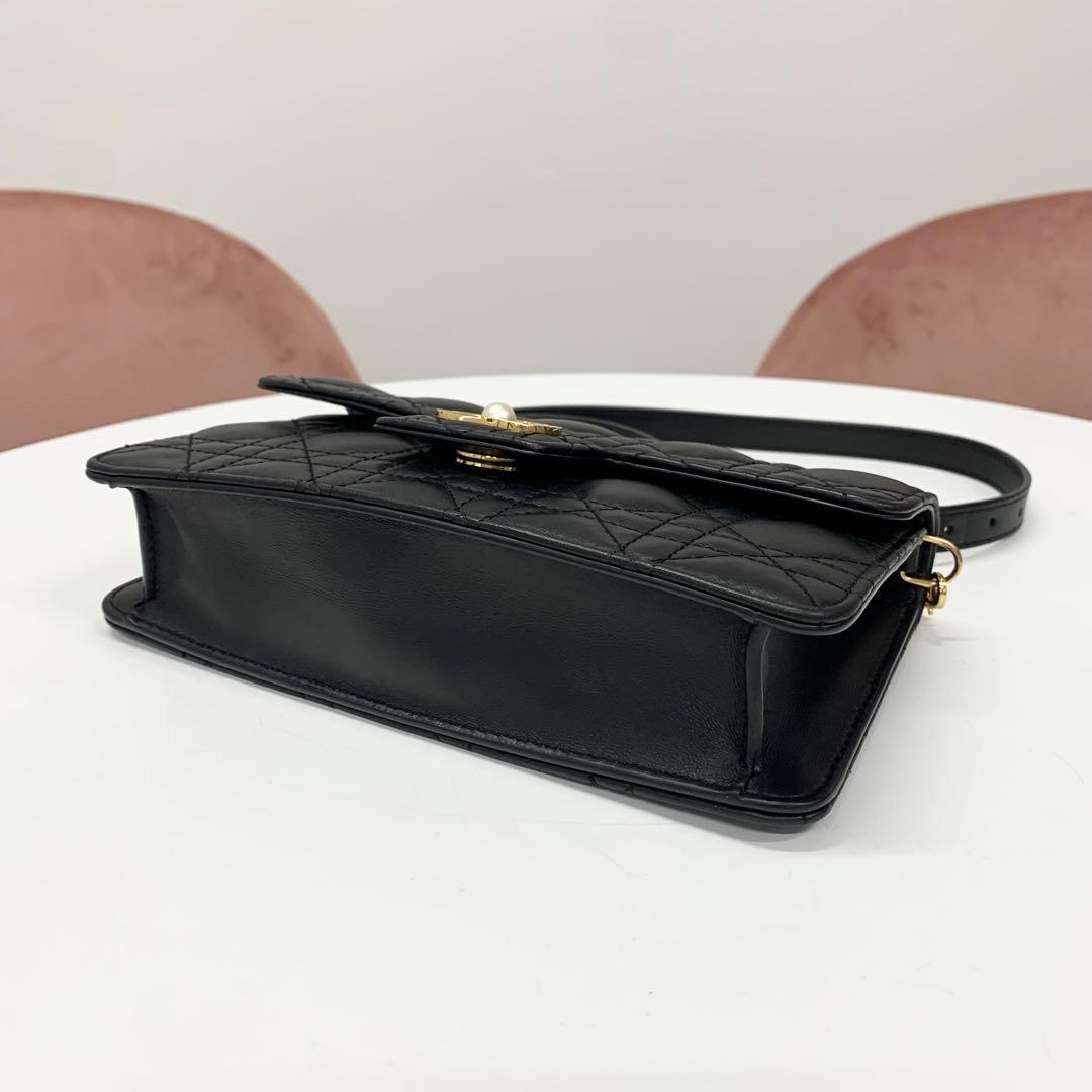Dior Jolie Calfskin Shoulder Bag — view 4