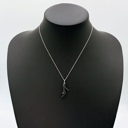 Tiffany & Co High Heels Blue Necklace In 925 Silver
