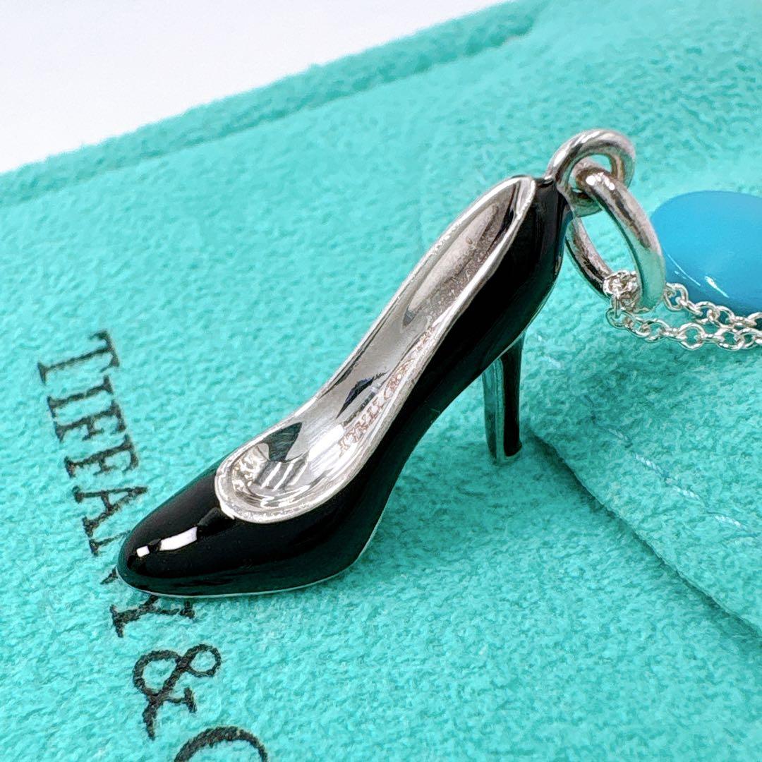 Tiffany & Co High Heels Blue Necklace In 925 Silver