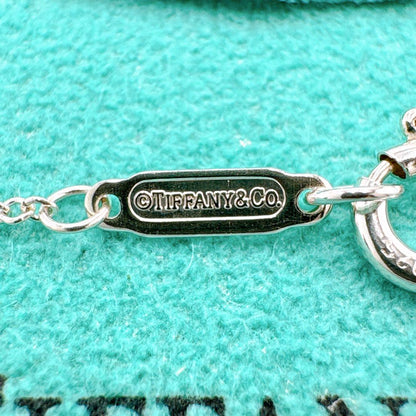 Tiffany & Co High Heels Blue Necklace In 925 Silver